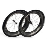  HED Jet 9 Black Rim Brake Tubeless Wheelset 