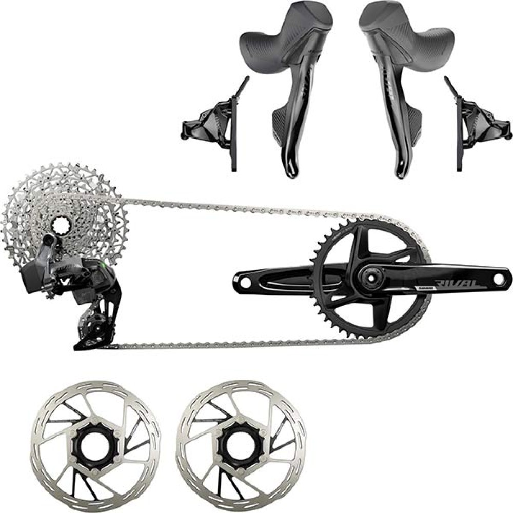 sram rival 1s×11s 機械式 SRAM Rival 1 Rear Derailleur - 11 Speed, Medium Cage, Black
